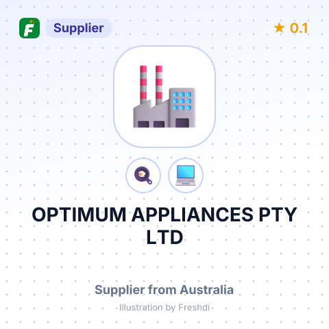 OPTIMUM APPLIANCES PTY LTD – summary card, no photo uploaded yet