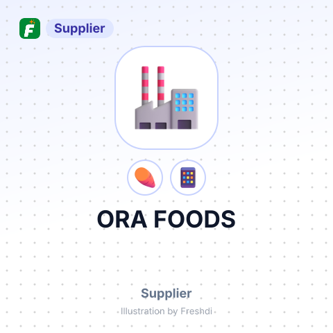 ORA FOODS – summary card, no photo uploaded yet