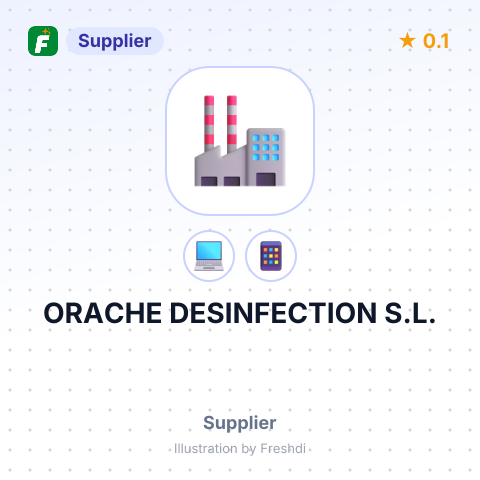 ORACHE DESINFECTION S.L. – summary card, no photo uploaded yet