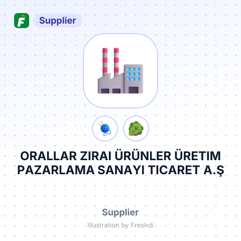 ORALLAR ZIRAI ÜRÜNLER ÜRETIM PAZARLAMA SANAYI TICARET A.Ş – summary card, no photo uploaded yet