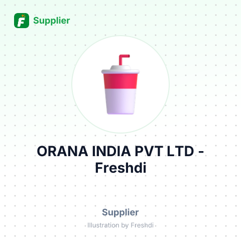 ORANA INDIA PVT LTD – summary card, no photo uploaded yet