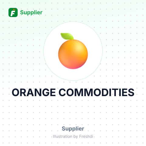 ORANGE COMMODITIES – summary card, no photo uploaded yet