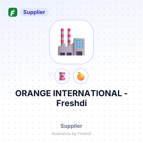 ORANGE INTERNATIONAL – summary card, no photo uploaded yet