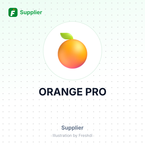 ORANGE PRO – summary card, no photo uploaded yet