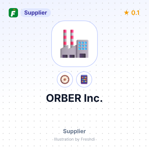 ORBER Inc. – summary card, no photo uploaded yet
