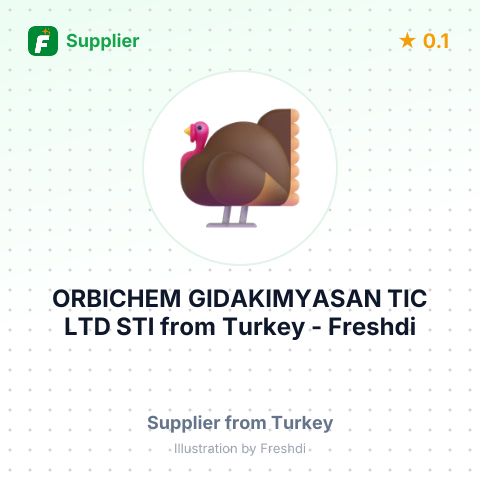 ORBICHEM GIDAKIMYASAN TIC LTD STI – summary card, no photo uploaded yet
