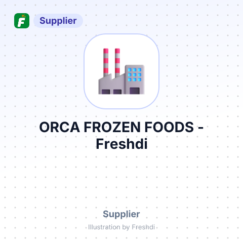 ORCA FROZEN FOODS – summary card, no photo uploaded yet