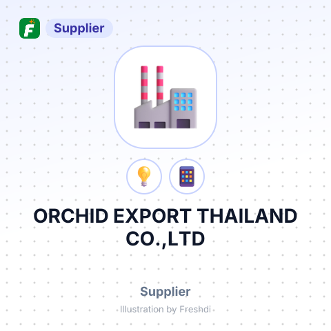 ORCHID EXPORT THAILAND CO.,LTD – summary card, no photo uploaded yet