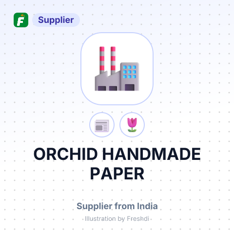 ORCHID HANDMADE PAPER – summary card, no photo uploaded yet