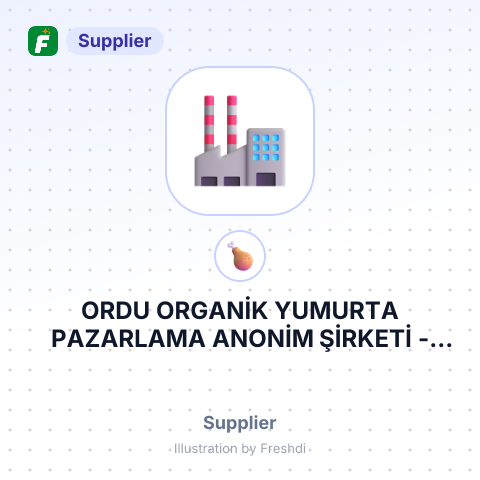 ORDU ORGANİK YUMURTA PAZARLAMA ANONİM ŞİRKETİ – summary card, no photo uploaded yet