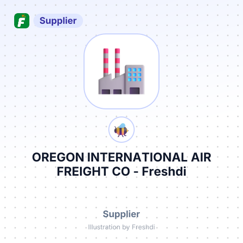 OREGON INTERNATIONAL AIR FREIGHT CO – summary card, no photo uploaded yet