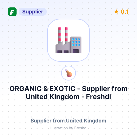 ORGANIC & EXOTIC – summary card, no photo uploaded yet