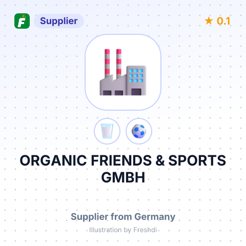ORGANIC FRIENDS & SPORTS GMBH – summary card, no photo uploaded yet