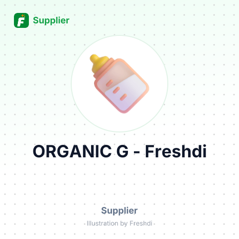 ORGANIC G – summary card, no photo uploaded yet
