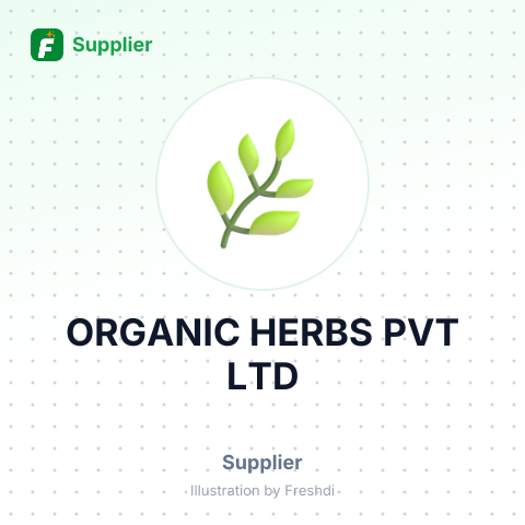 ORGANIC HERBS PVT LTD – summary card, no photo uploaded yet