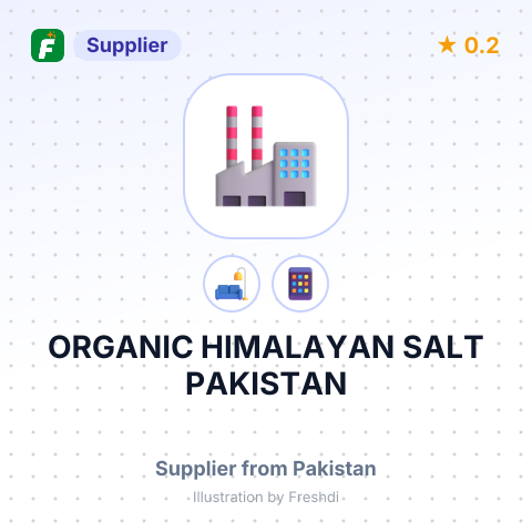 ORGANIC HIMALAYAN SALT PAKISTAN – summary card, no photo uploaded yet