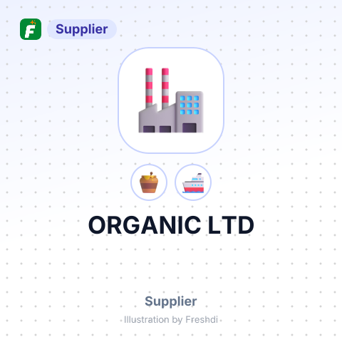 ORGANIC LTD – summary card, no photo uploaded yet