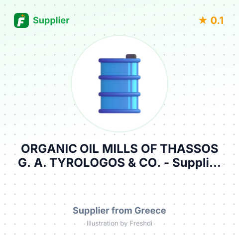 ORGANIC OIL MILLS OF THASSOS G. A. TYROLOGOS & CO. – summary card, no photo uploaded yet