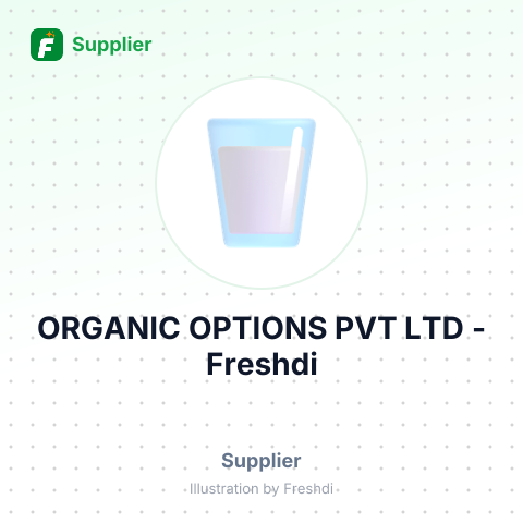 ORGANIC OPTIONS PVT LTD – summary card, no photo uploaded yet