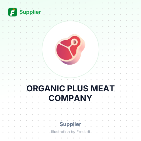 ORGANIC PLUS MEAT COMPANY – summary card, no photo uploaded yet
