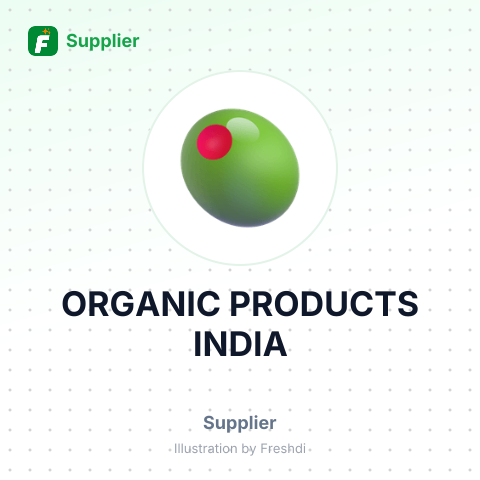 ORGANIC PRODUCTS INDIA – summary card, no photo uploaded yet
