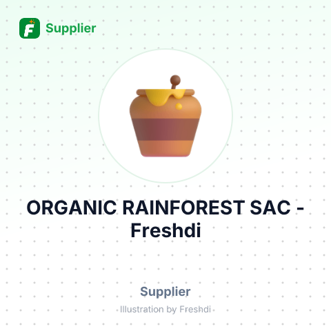 ORGANIC RAINFOREST SAC – summary card, no photo uploaded yet