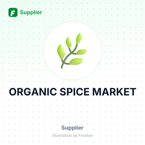 ORGANIC SPICE MARKET – summary card, no photo uploaded yet
