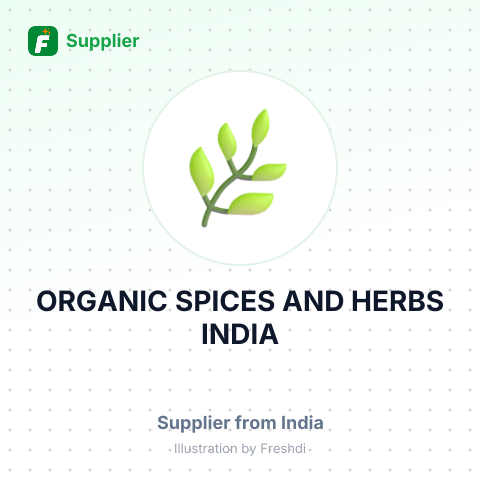 ORGANIC SPICES AND HERBS INDIA – summary card, no photo uploaded yet
