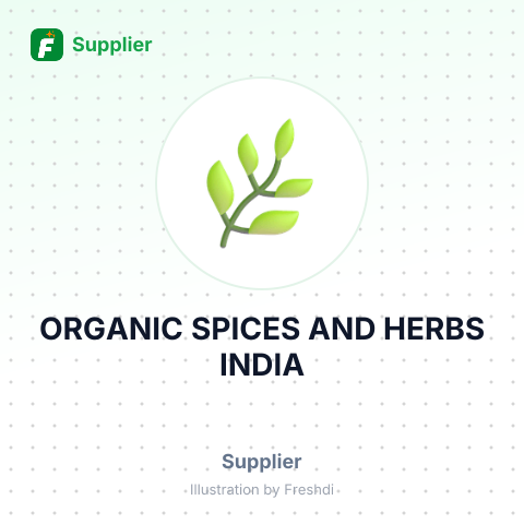 ORGANIC SPICES AND HERBS INDIA – summary card, no photo uploaded yet