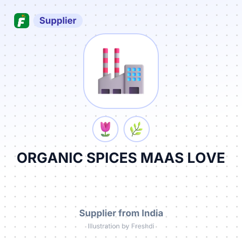 ORGANIC SPICES MAAS LOVE – summary card, no photo uploaded yet