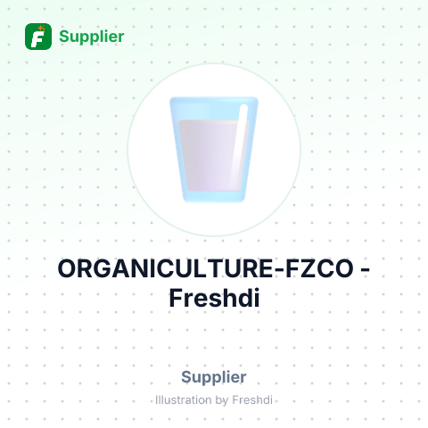 ORGANICULTURE-FZCO – summary card, no photo uploaded yet