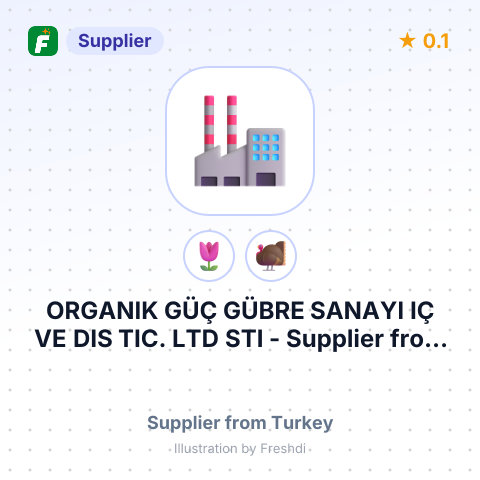 ORGANIK GÜÇ GÜBRE SANAYI IÇ VE DIS TIC. LTD STI – summary card, no photo uploaded yet