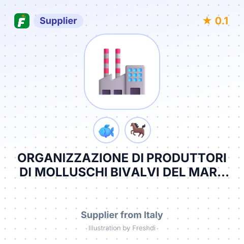 ORGANIZZAZIONE DI PRODUTTORI DI MOLLUSCHI BIVALVI DEL MARE VENETOSOCIETA' COOPER – summary card, no photo uploaded yet