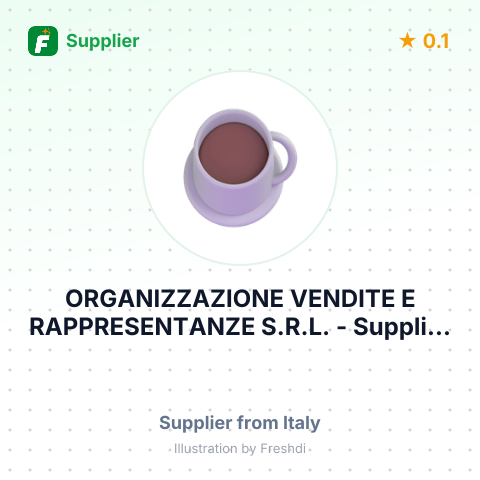 ORGANIZZAZIONE VENDITE E RAPPRESENTANZE S.R.L. – summary card, no photo uploaded yet