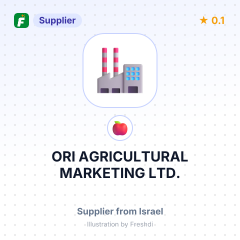ORI AGRICULTURAL MARKETING LTD. – summary card, no photo uploaded yet