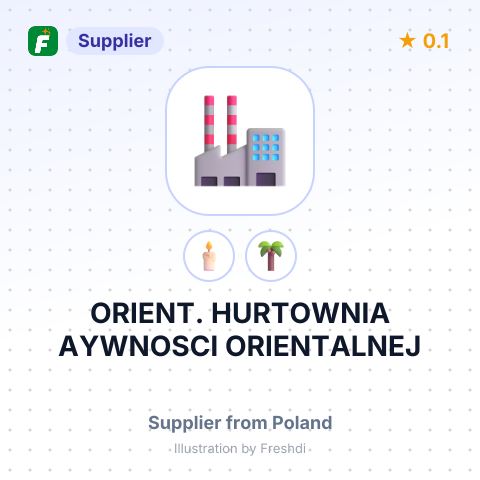 ORIENT. HURTOWNIA AYWNOSCI ORIENTALNEJ – summary card, no photo uploaded yet