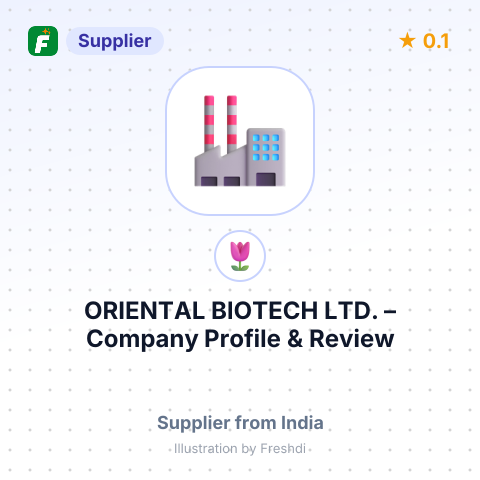 ORIENTAL BIOTECH LTD. – summary card, no photo uploaded yet