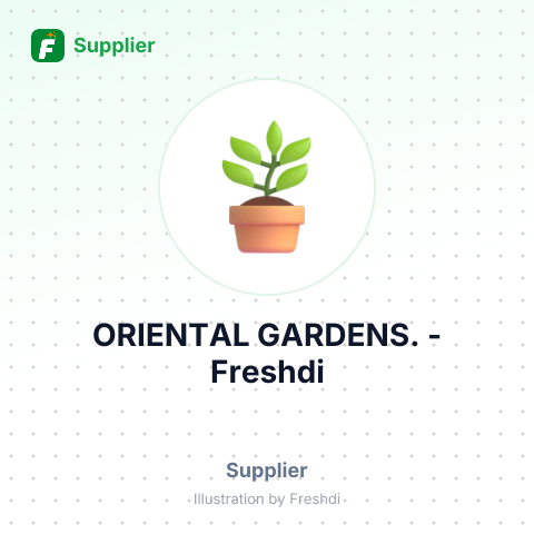 ORIENTAL GARDENS. – summary card, no photo uploaded yet
