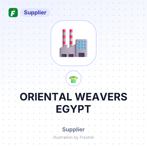 ORIENTAL WEAVERS EGYPT – summary card, no photo uploaded yet