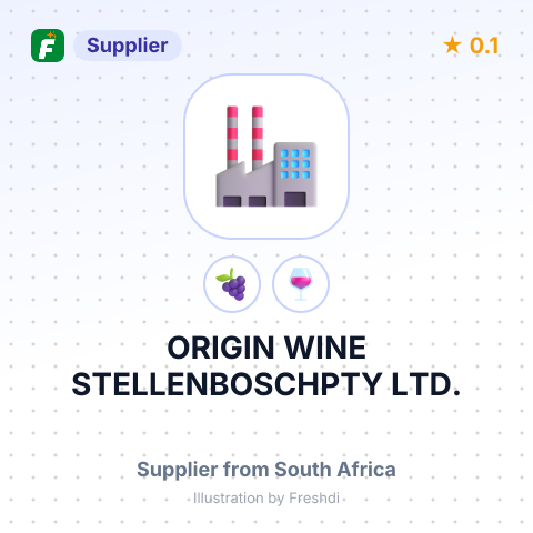 ORIGIN WINE STELLENBOSCHPTY LTD. – summary card, no photo uploaded yet