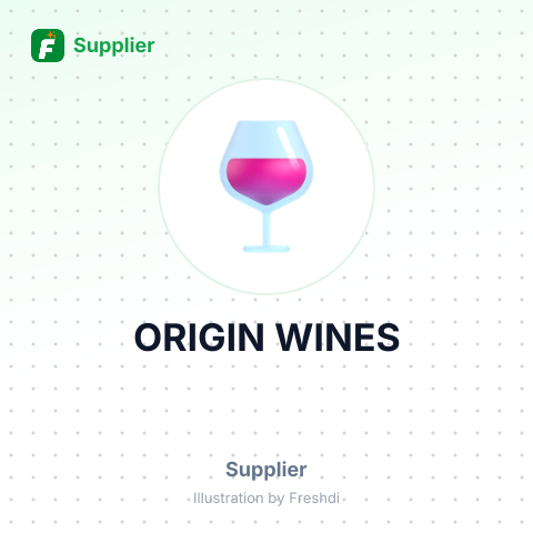 ORIGIN WINES – summary card, no photo uploaded yet