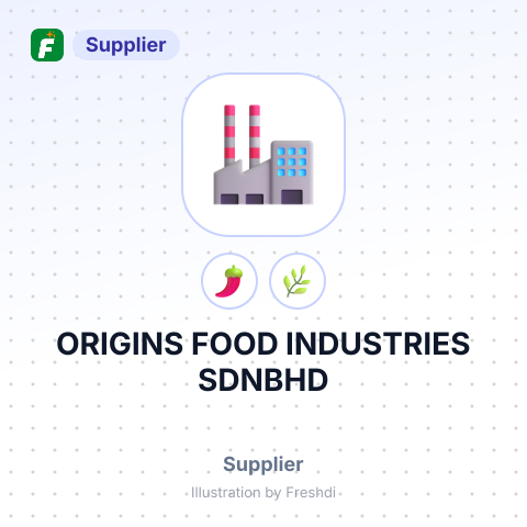 ORIGINS FOOD INDUSTRIES SDNBHD – summary card, no photo uploaded yet