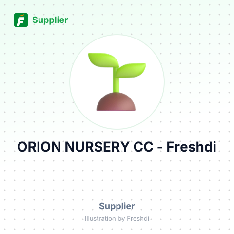 ORION NURSERY CC – summary card, no photo uploaded yet