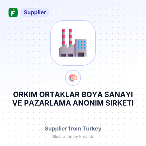 ORKIM ORTAKLAR BOYA SANAYI VE PAZARLAMA ANONIM SIRKETI – summary card, no photo uploaded yet