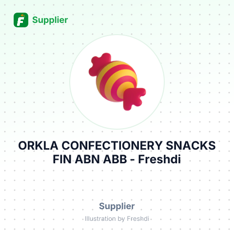 ORKLA CONFECTIONERY SNACKS FIN ABN ABB – summary card, no photo uploaded yet