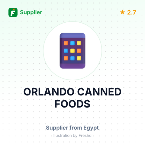 ORLANDO CANNED FOODS – summary card, no photo uploaded yet