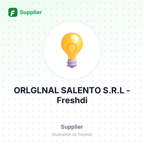 ORLGLNAL SALENTO S.R.L – summary card, no photo uploaded yet
