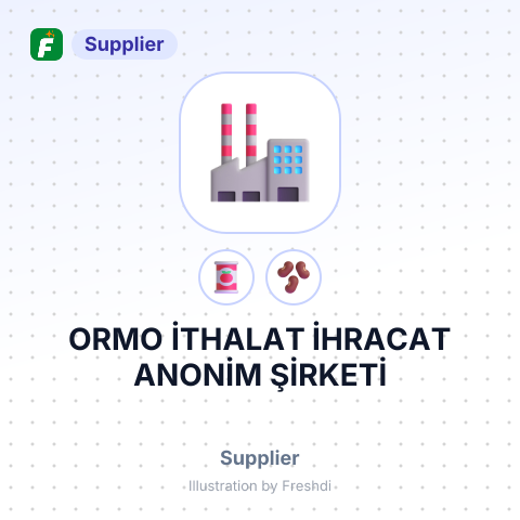 ORMO İTHALAT İHRACAT ANONİM ŞİRKETİ – summary card, no photo uploaded yet