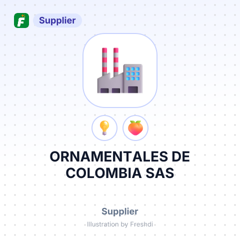 ORNAMENTALES DE COLOMBIA SAS – summary card, no photo uploaded yet