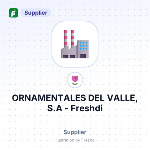 ORNAMENTALES DEL VALLE, S.A – summary card, no photo uploaded yet